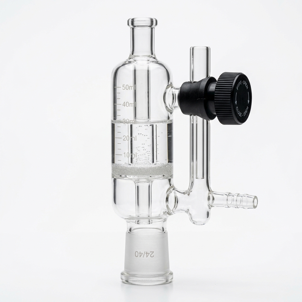 AJKANT Glass Bubbler with Metering Valve