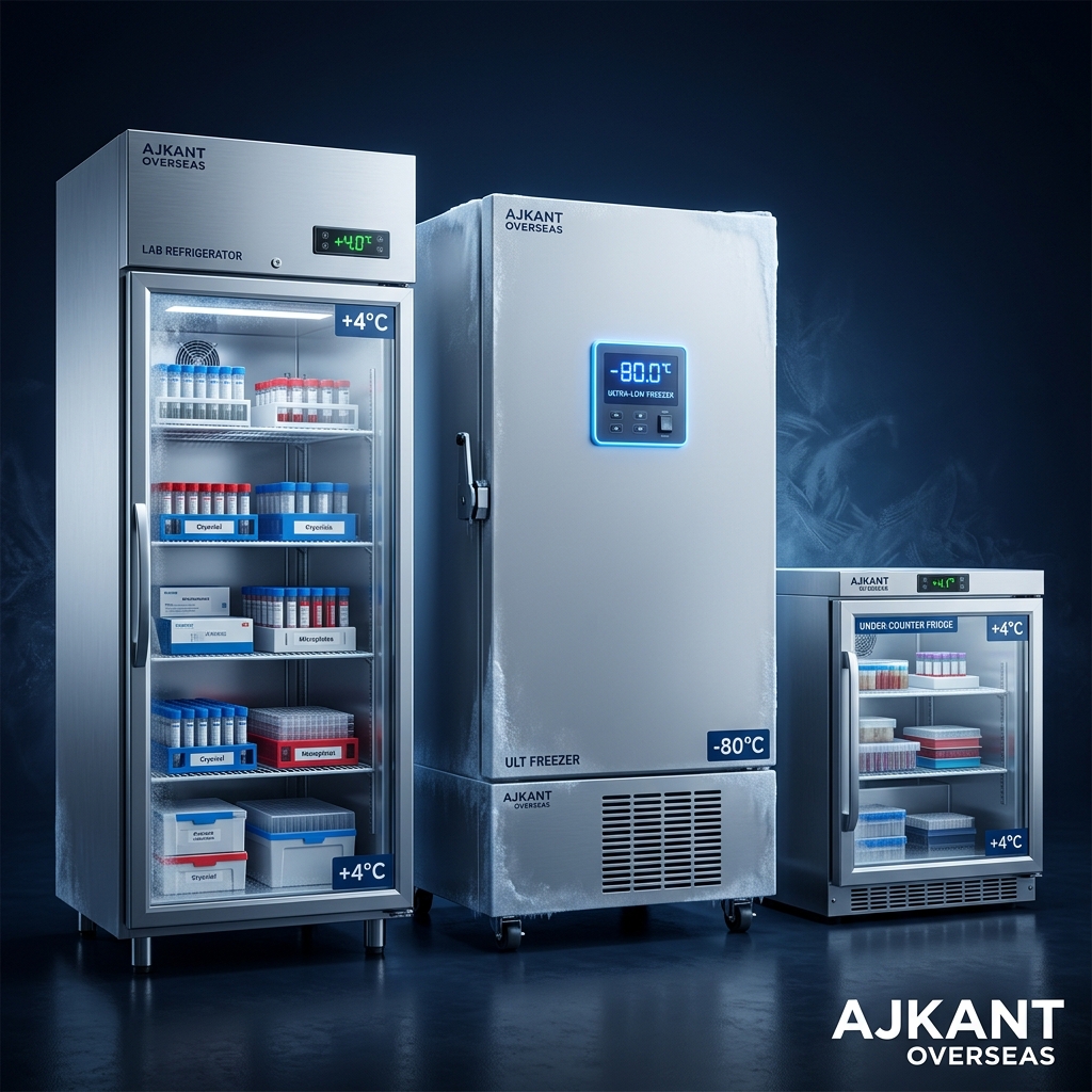 Laboratory Refrigerators and Ultra-Low Temperature Freezers by Ajkant Overseas