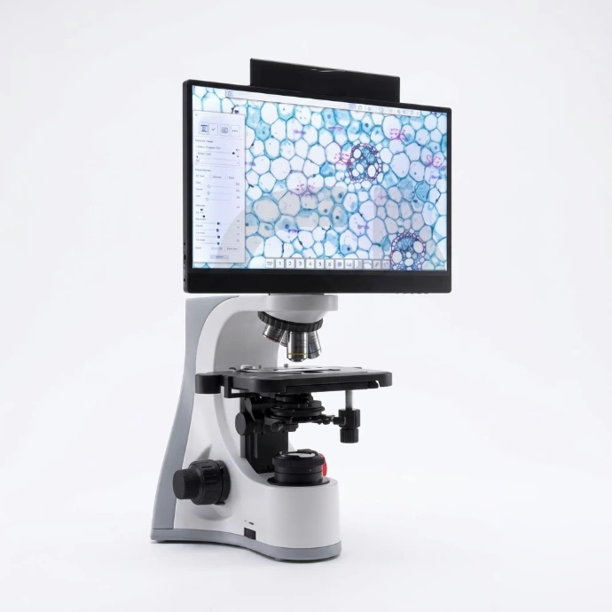 [AJK-MICR-14859] AJKANT OPTICAL MICROSCOPE WITH ATTACHED COMPUTER (Model: AJK-MICR-14859)