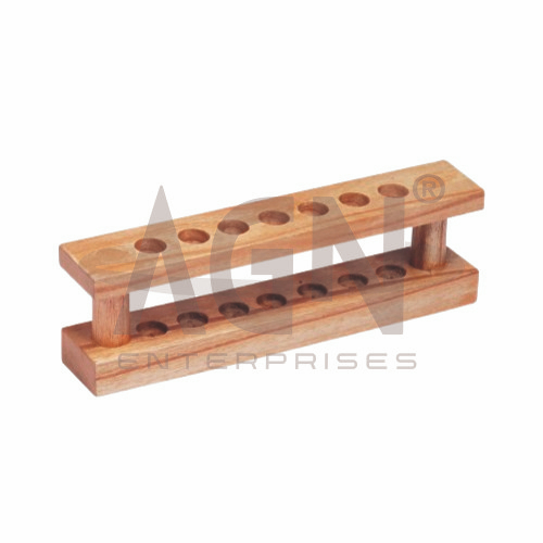 AJKANT Test Tube Stand Wooden (Model: AJK-CHLA-14132)