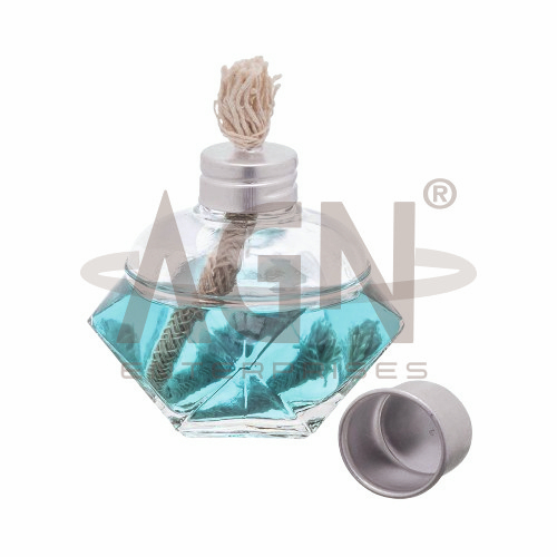 [AJK-CHLA-14012] AJKANT Spirit Lamp Polyhedral Shaped Glass (Model: AJK-CHLA-14012)