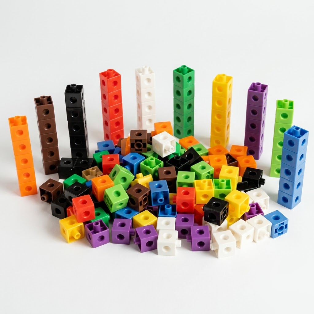 [AJK-EDEQ-12992] AJKANT 1cm Interlocking Cubes (Model: AJK-EDEQ-12992)