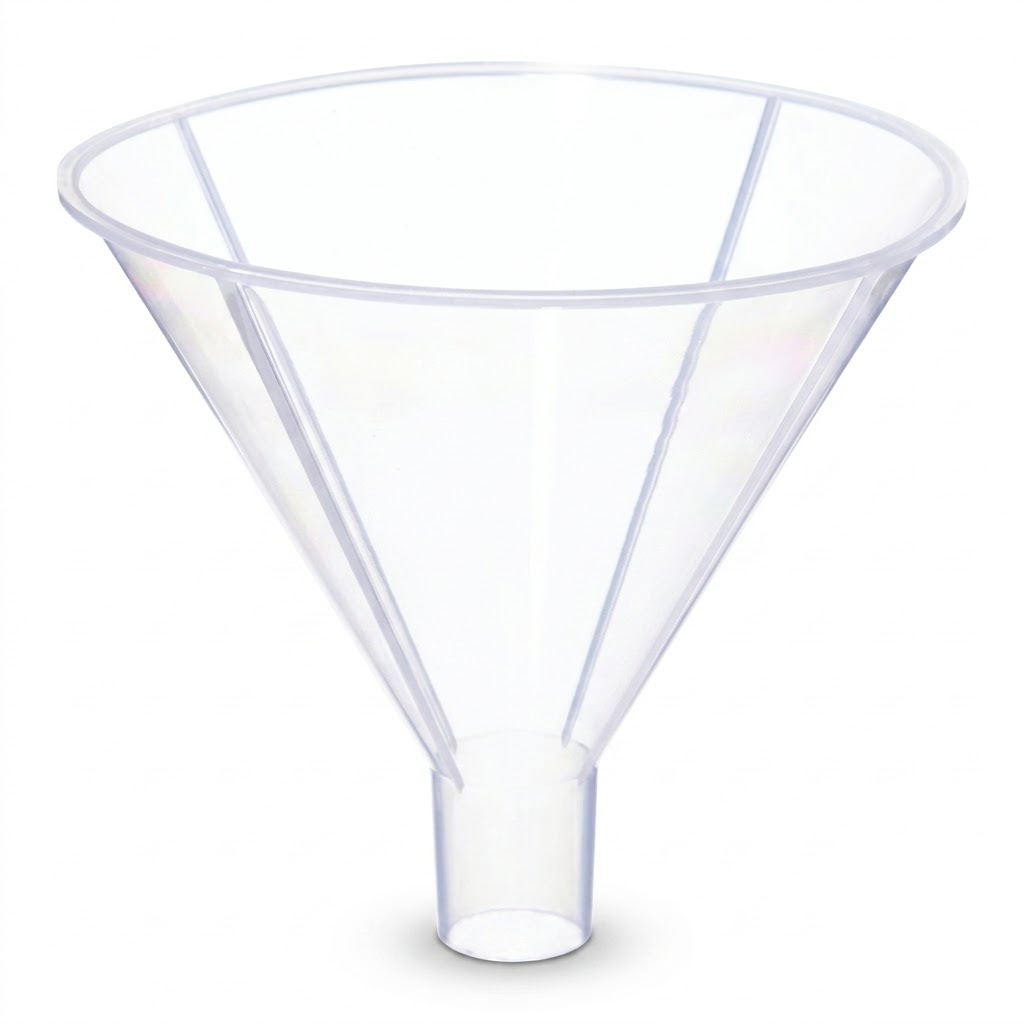 [AJK-LAPL-9547] AJKANT Powder Funnels PP Parallel Stem (Model: AJK-LAPL-9547)