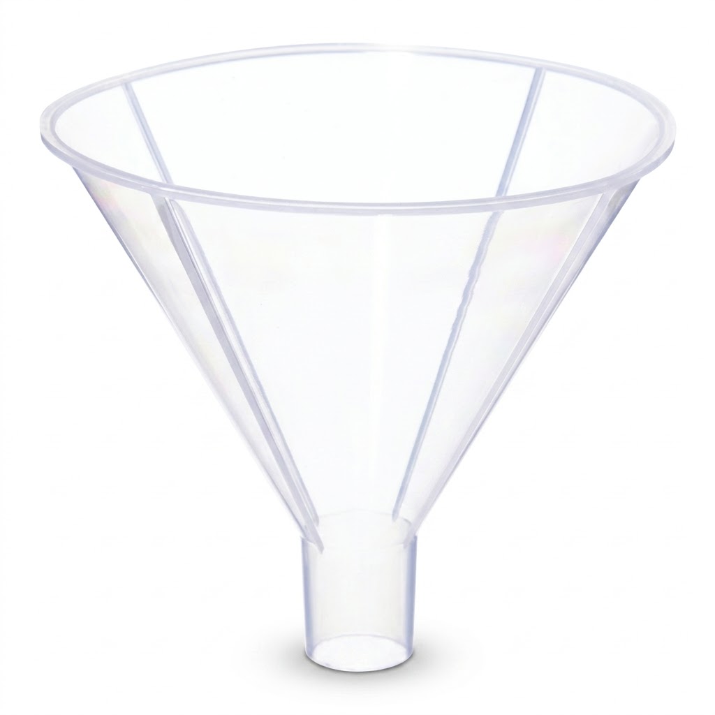 [AJK-LAPL-9547] AJKANT Powder Funnels PP Parallel Stem (Model: AJK-LAPL-9547)