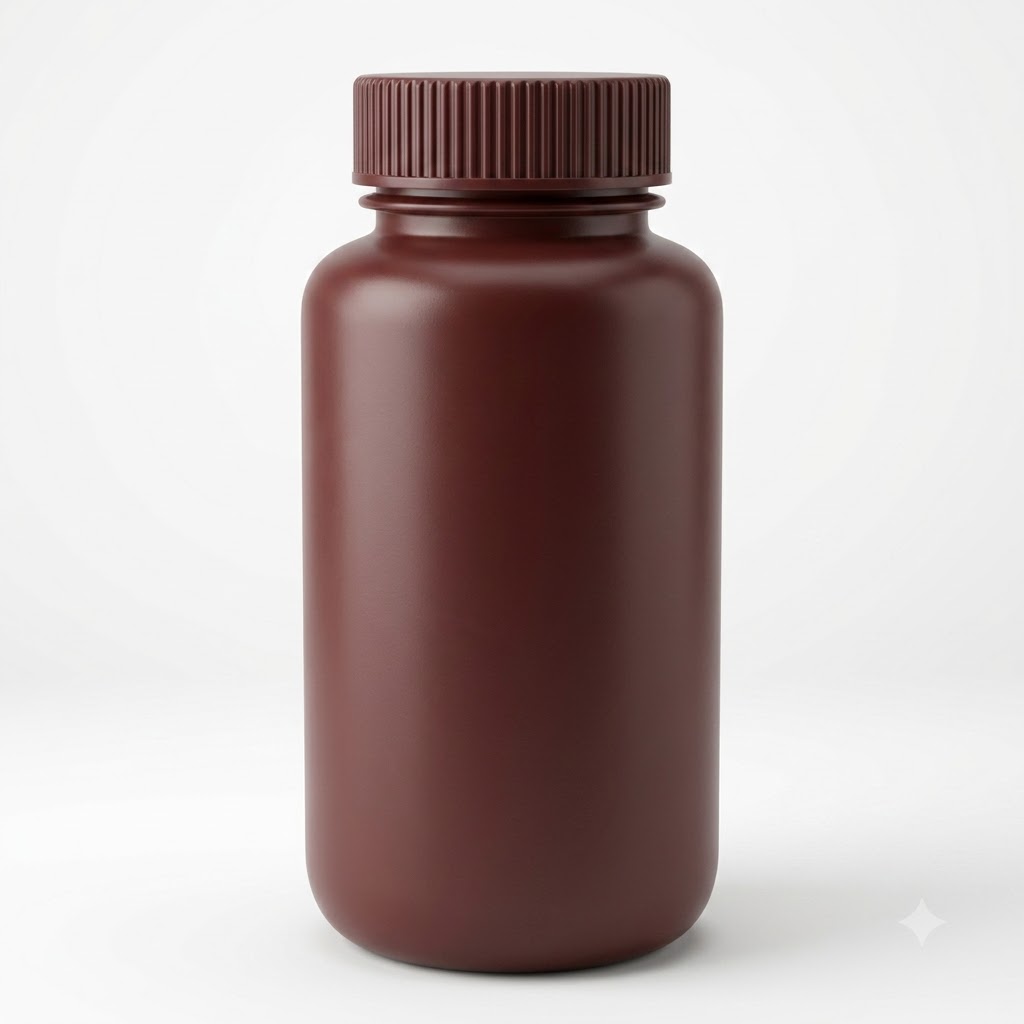 [AJK-LAPL-9520] AJKANT Reagent Bottles HDPE Amber Narrow Mouth (Model: AJK-LAPL-9520)