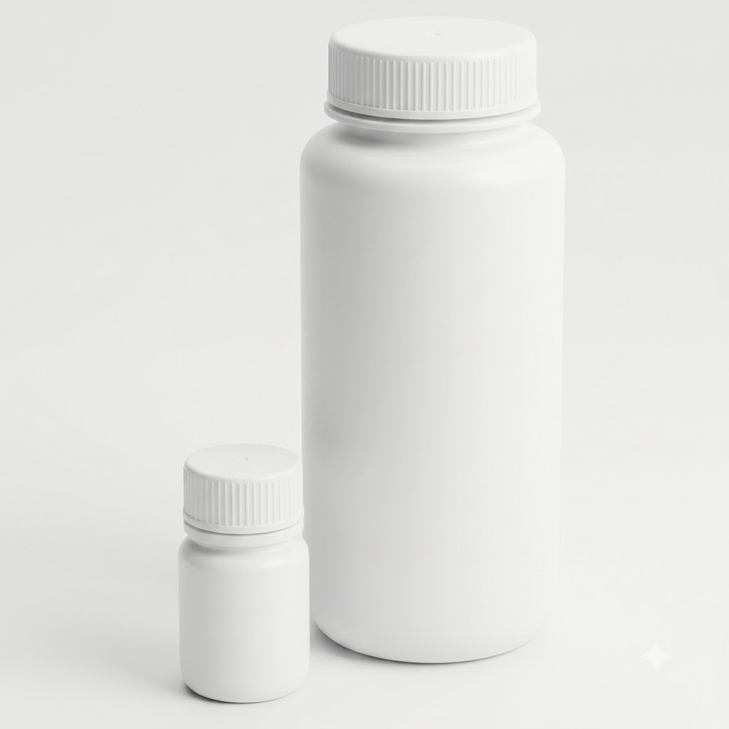 [AJK-LAPL-9518] AJKANT Reagent Bottles HDPE White Narrow Mouth (Model: AJK-LAPL-9518)