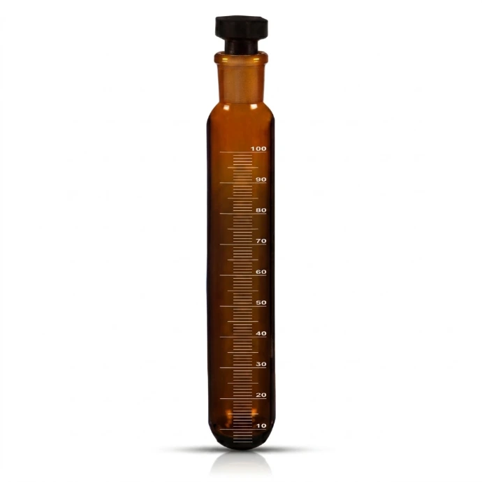 [AJK-LAGL-9364] AJKANT Test Tubes Graduated with Socket Amber (Model: AJK-LAGL-9364)