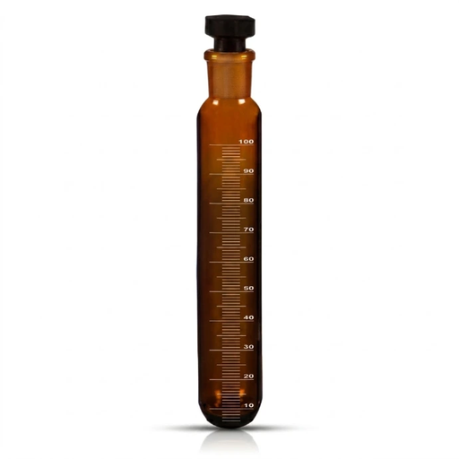 [AJK-LAGL-9364] AJKANT Test Tubes Graduated with Socket Amber (Model: AJK-LAGL-9364)