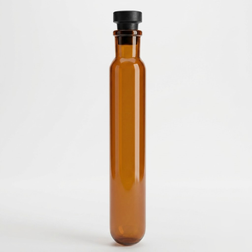 [AJK-LAGL-9362] AJKANT Test Tubes with Socket Amber (Model: AJK-LAGL-9362)