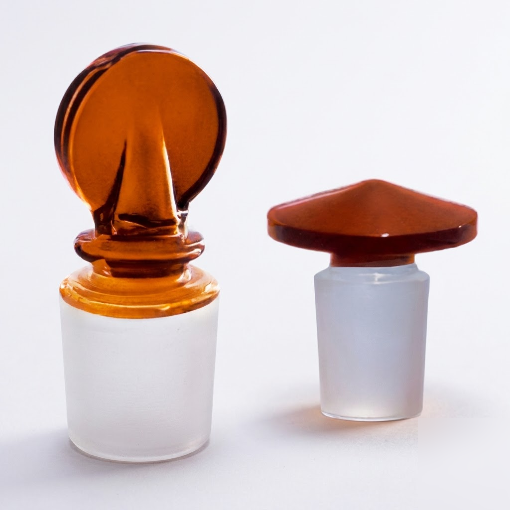 [AJK-LAGL-9316] AJKANT Stoppers Interchangeable Amber with Ground Joint (Model: AJK-LAGL-9316)