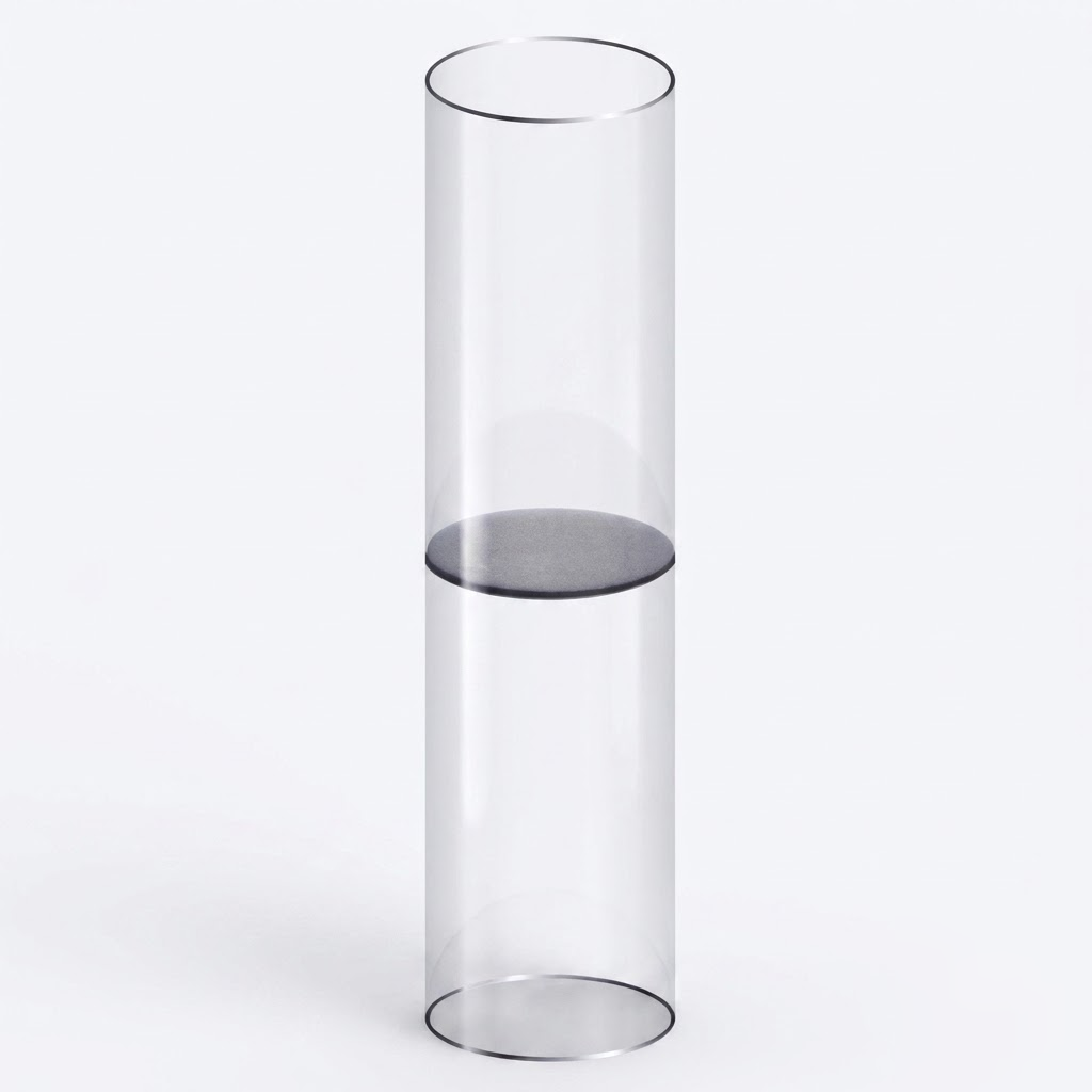[AJK-LAGL-9282] AJKANT Sintered Glass Filter Tubes with Sintered Disc Sealed in Center (Model: AJK-LAGL-9282)