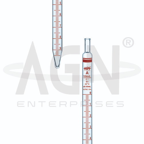AJKANT Pipettes Graduated Serological ASTM Class A with Batch Certificate (Model: AJK-LAGL-9207)
