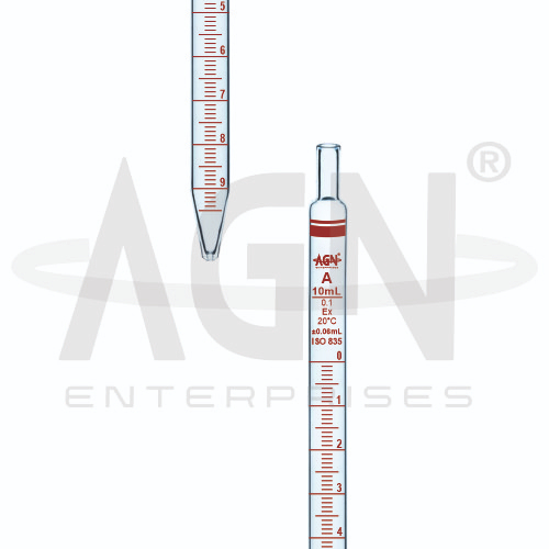 AJKANT Pipettes Graduated Serological Class A with Batch Certificate (Model: AJK-LAGL-9200)