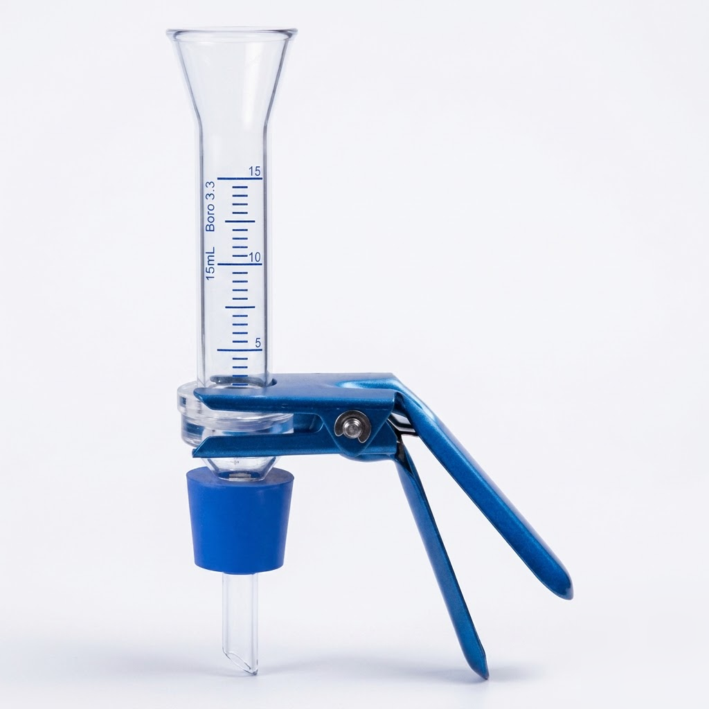 [AJK-FUNN-9087] AJKANT Membrane Filter Assembly for Micro analysis with Silicone Cork Cup And Clamp without Flask (Model: AJK-FUNN-9087)