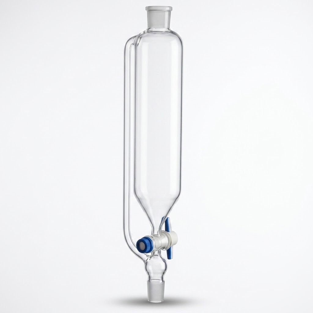 [AJK-FUNN-9075] AJKANT Pressure Equalising Funnels with Glass Stopcock And Socket (Model: AJK-FUNN-9075)