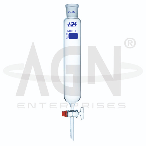 [AJK-FUNN-9069] AJKANT Dropping Funnels without Graduation with Glass Key Stopcock And Socket (Model: AJK-FUNN-9069)