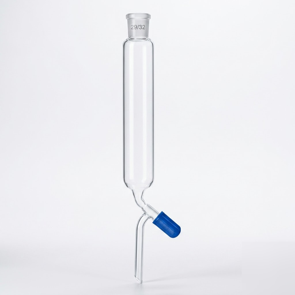 [AJK-FUNN-9069] AJKANT Dropping Funnels without Graduation with Glass Key Stopcock And Socket (Model: AJK-FUNN-9069)