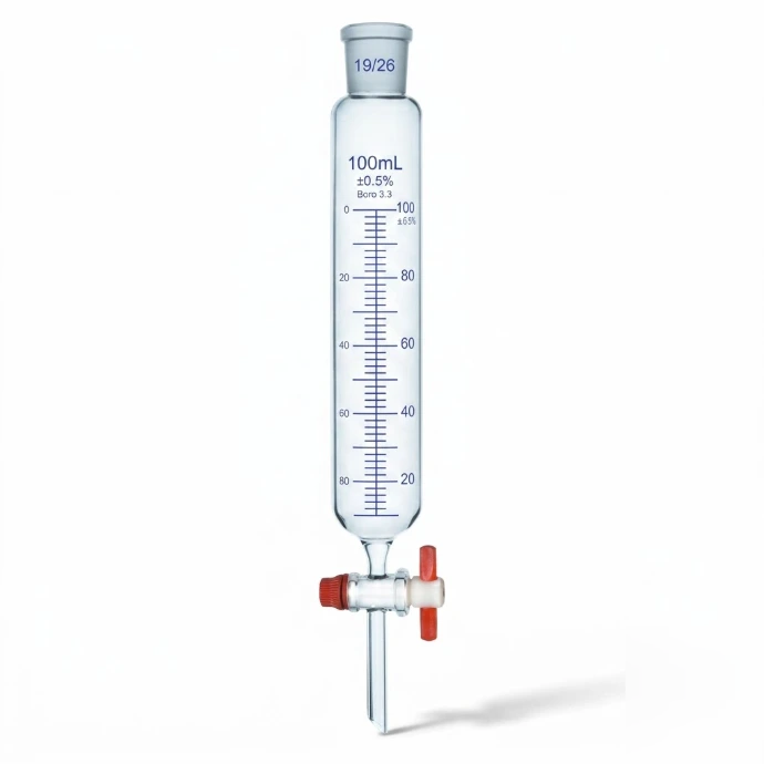 [AJK-FUNN-9067] AJKANT Dropping Funnels Graduated with PTFE Stopcock And Socket (Model: AJK-FUNN-9067)