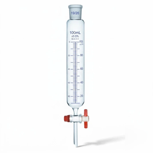 [AJK-FUNN-9067] AJKANT Dropping Funnels Graduated with PTFE Stopcock And Socket (Model: AJK-FUNN-9067)