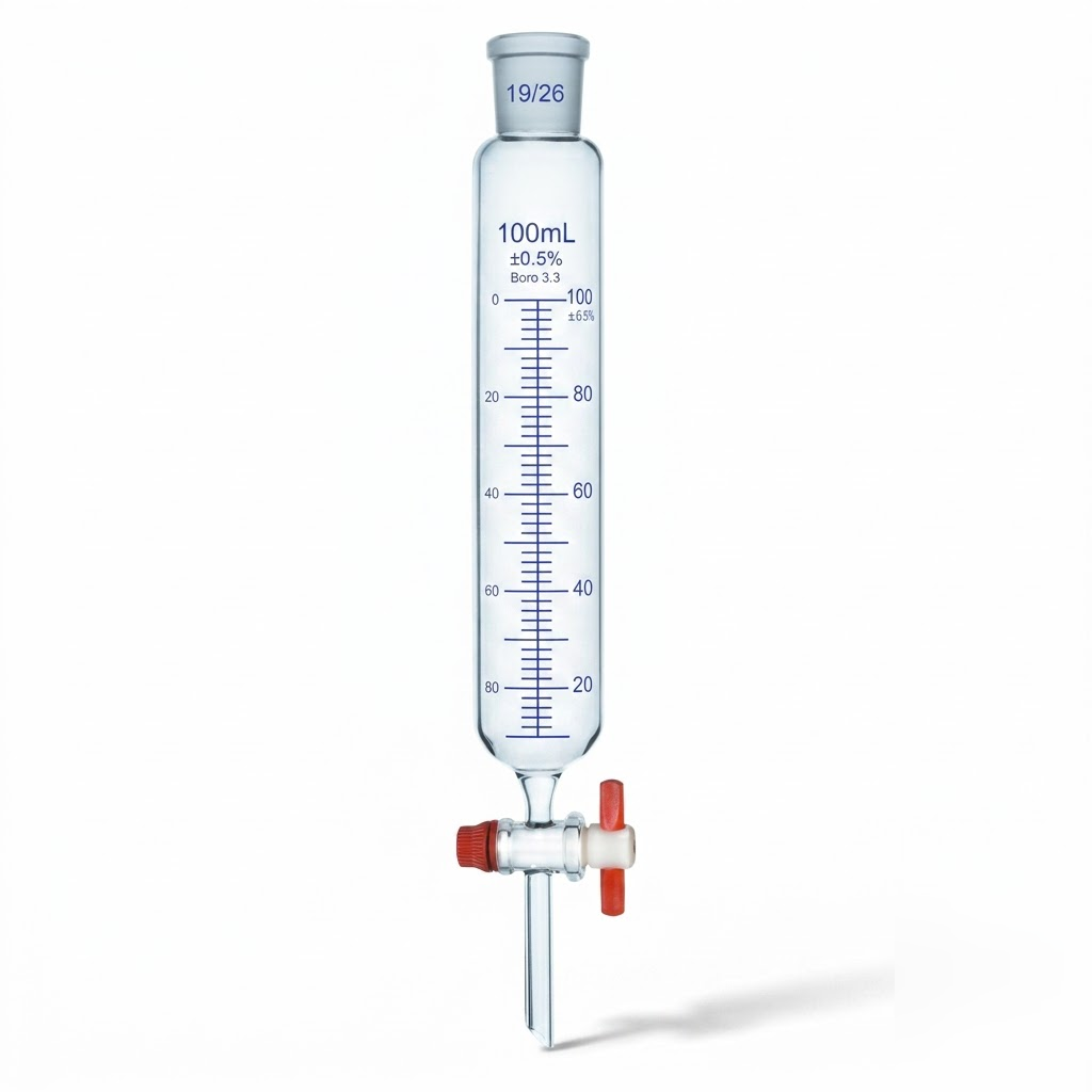 [AJK-FUNN-9065] AJKANT Dropping Funnels Graduated with Rotaflow Stopcock And Socket (Model: AJK-FUNN-9065)