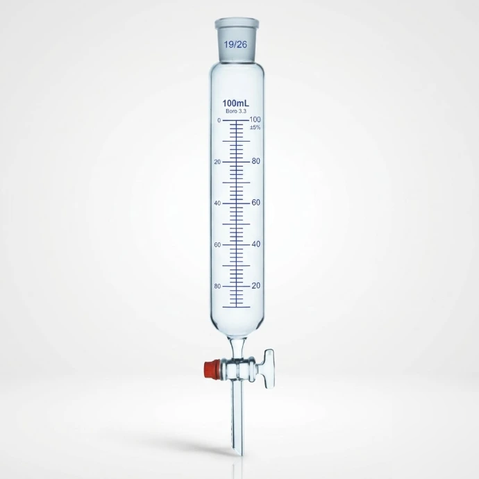[AJK-FUNN-9062] AJKANT Dropping Funnels Graduated with Glass Stopcock And Socket (Model: AJK-FUNN-9062)
