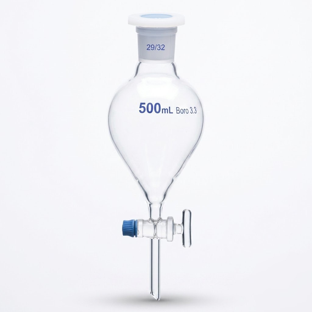 [AJK-FUNN-9060] AJKANT Separating Funnels Globe Shape with Rotaflow Stopcock And Socket (Model: AJK-FUNN-9060)
