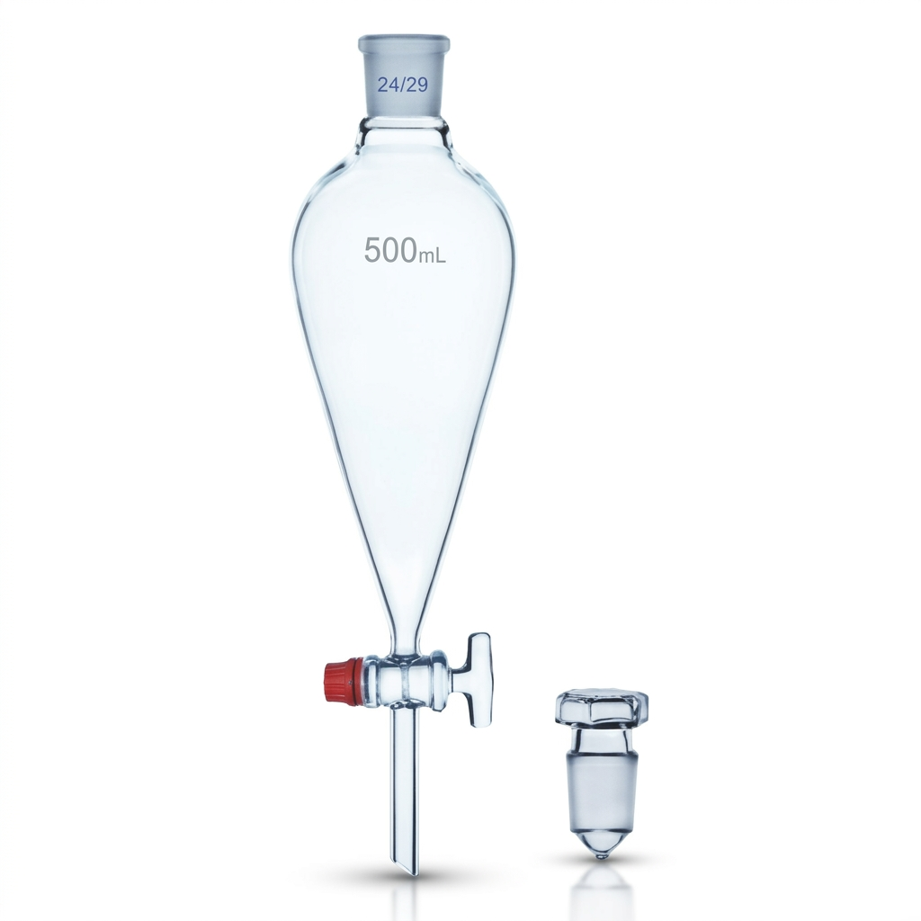 [AJK-FUNN-9053] AJKANT Separating Funnels with Glass Stopcock Stem inside Cone (Model: AJK-FUNN-9053)
