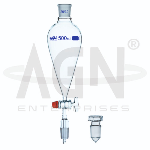[AJK-FUNN-9053] AJKANT Separating Funnels with Glass Stopcock Stem inside Cone (Model: AJK-FUNN-9053)