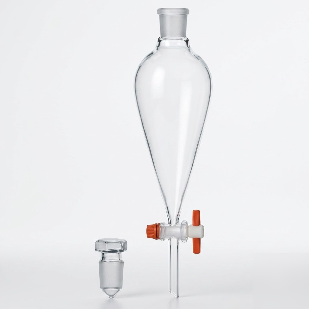 [AJK-FUNN-9048] AJKANT Separating Funnels with PTFE Stopcock And Socket (Model: AJK-FUNN-9048)