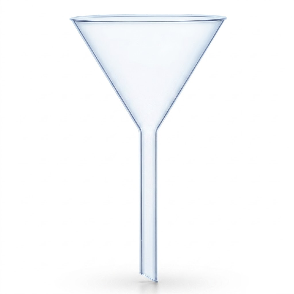 [AJK-FUNN-9038] AJKANT Filter Funnels Glass Short Stem (Model: AJK-FUNN-9038)