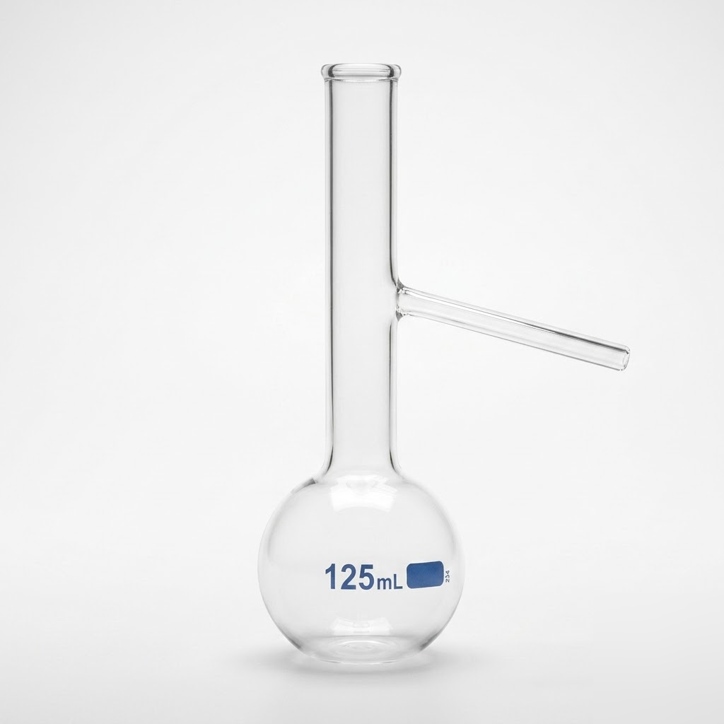 [AJK-FLAS-8972] AJKANT Flasks Distillation with Side Tube (Model: AJK-FLAS-8972)