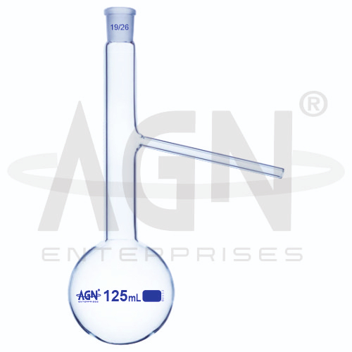 [AJK-FLAS-8969] AJKANT Flasks Distillation with Socket And Side Tube (Model: AJK-FLAS-8969)