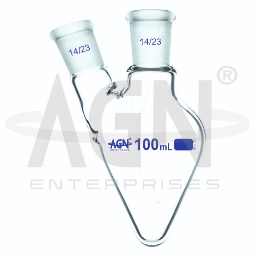 [AJK-FLAS-8946] AJKANT Flasks Pear Shape with two Necks (Model: AJK-FLAS-8946)