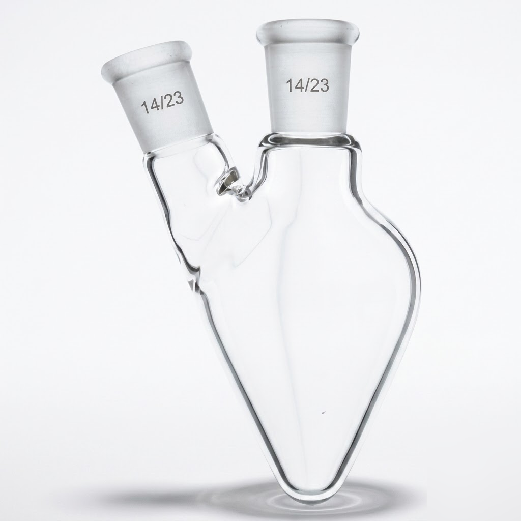 [AJK-FLAS-8946] AJKANT Flasks Pear Shape with two Necks (Model: AJK-FLAS-8946)