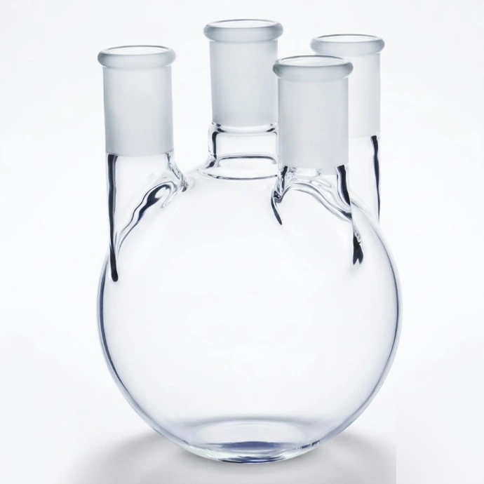 [AJK-FLAS-8933] AJKANT Boiling Flasks Round Bottom Three Necks Parallel (Model: AJK-FLAS-8933)