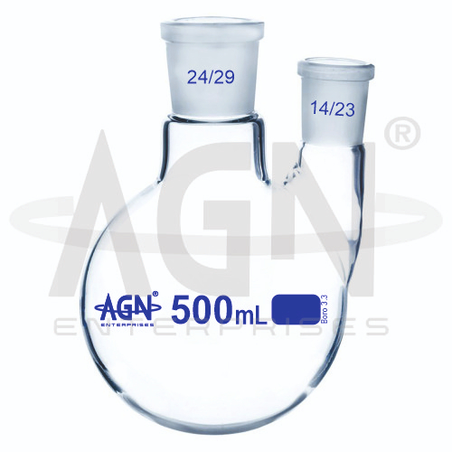 [AJK-FLAS-8929] AJKANT Boiling Flasks Round Bottom Two Necks Parallel (Model: AJK-FLAS-8929)