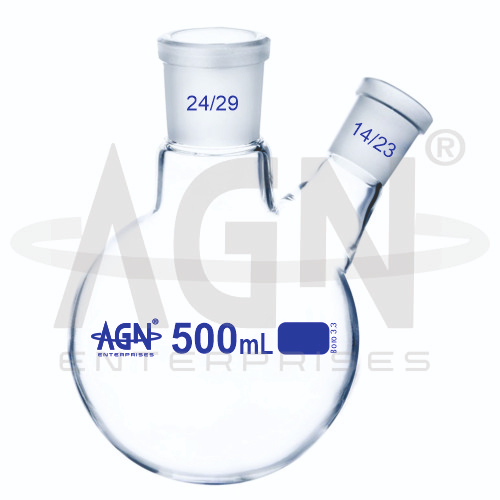 [AJK-FLAS-8927] AJKANT Boiling Flasks Round Bottom Two Necks Angular (Model: AJK-FLAS-8927)