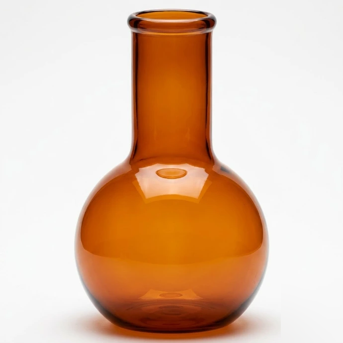 [AJK-FLAS-8925] AJKANT Boiling Flasks Flat Bottom Single Neck Amber (Model: AJK-FLAS-8925)
