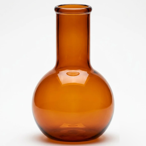 [AJK-FLAS-8925] AJKANT Boiling Flasks Flat Bottom Single Neck Amber (Model: AJK-FLAS-8925)