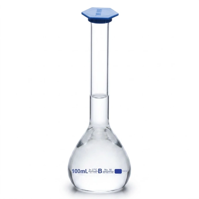 [AJK-LAGL-8880] AJKANT Volumetric Flasks Snap Cap ASTM Class B (Model: AJK-LAGL-8880)