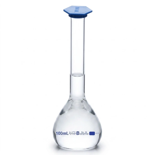 [AJK-LAGL-8880] AJKANT Volumetric Flasks Snap Cap ASTM Class B (Model: AJK-LAGL-8880)