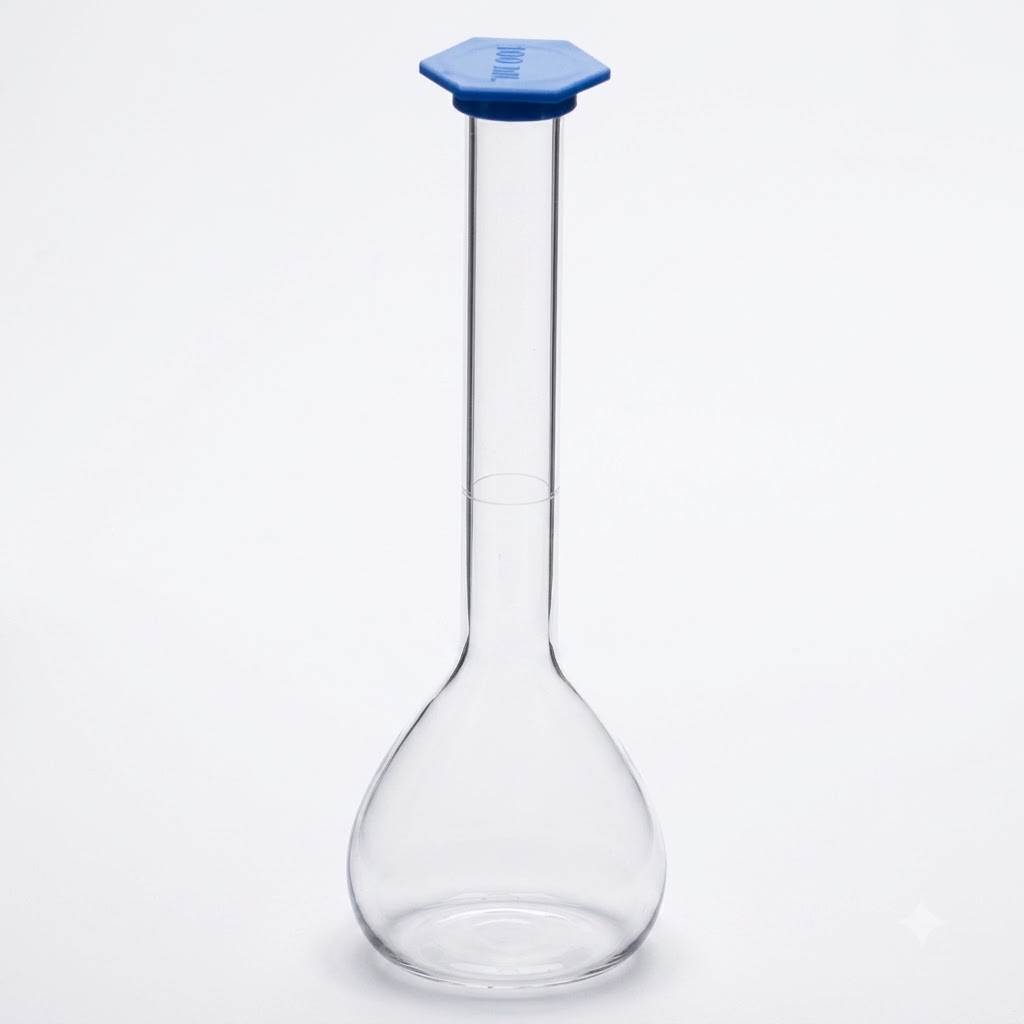 AJKANT Volumetric Flasks Snap Cap ASTM Class A with Batch Certificate (Model: AJK-LAGL-8878)