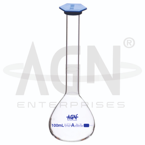 [AJK-LAGL-8878] AJKANT Volumetric Flasks Snap Cap ASTM Class A with Batch Certificate (Model: AJK-LAGL-8878)