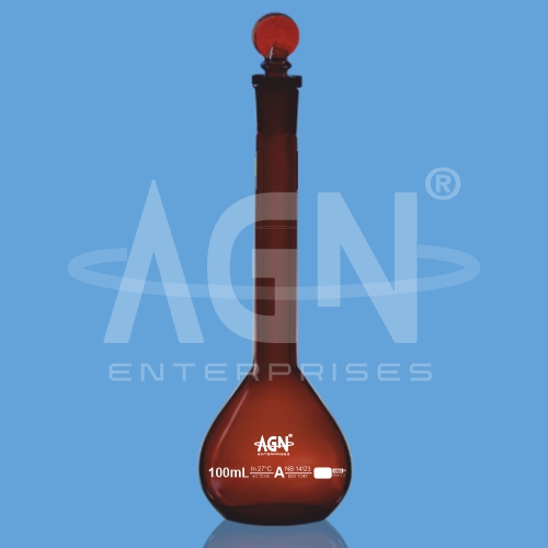 [AJK-LAGL-8797] AJKANT Volumetric Flasks Amber Class A (Model: AJK-LAGL-8797)