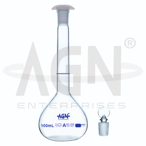 [AJK-LAGL-8791] AJKANT Volumetric Flasks Wide Mouth Clear Class A (Model: AJK-LAGL-8791)