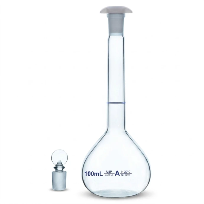 [AJK-LAGL-8782] AJKANT Volumetric Flasks Clear with PTFE Stopper ASTM Class A (Model: AJK-LAGL-8782)