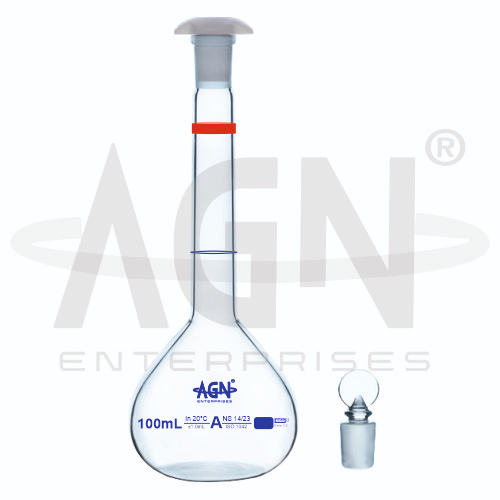 [AJK-LAGL-8774] AJKANT Volumetric Flasks Clear Colour Coded Class A (Model: AJK-LAGL-8774)