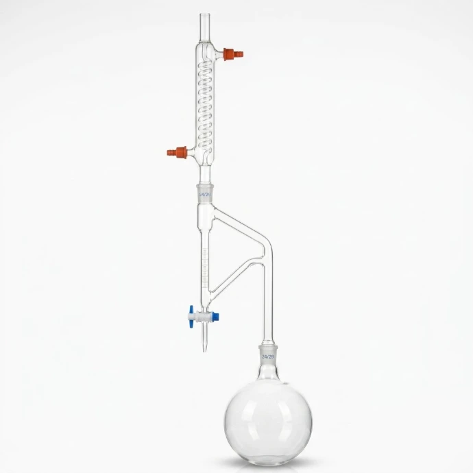 [AJK-DIST-8708] AJKANT Essential Oil Determination Apparatus Clevenger Apparatus for Oil Lighter than Water (Model: AJK-DIST-8708)
