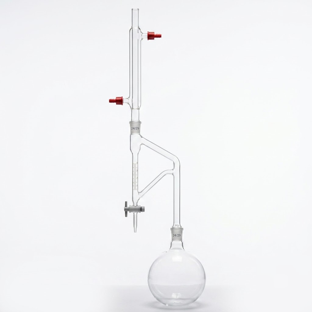 [AJK-DIST-8706] AJKANT Essential Oil Determination Apparatus Clevenger Apparatus for Oil Heavier than Water (Model: AJK-DIST-8706)