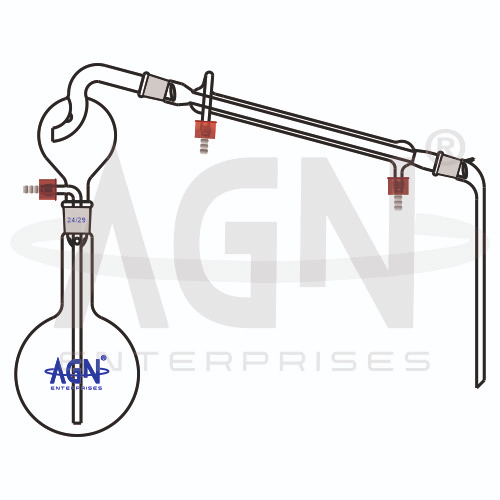 [AJK-DIST-8619] AJKANT Steam Distillation Assembly with Round Bottom Flask (Model: AJK-DIST-8619)